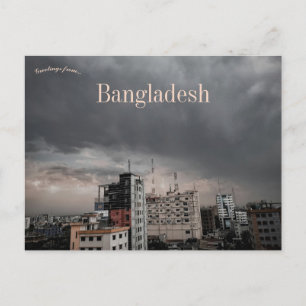 Carte Postale Tempête approchant à Sylhet Bangladesh
