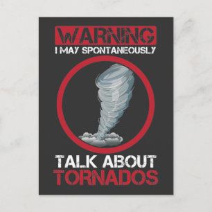 Carte Postale Tempête Chaser cyclone ouragan Hunter Météo