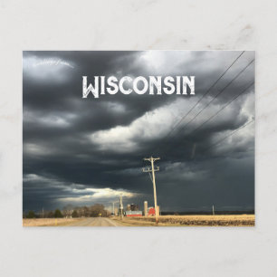 Carte Postale Tempête dans le Wisconsin USA