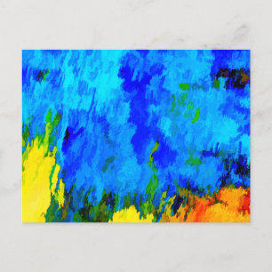 CARTE POSTALE TEMPÊTE DE COULEUR