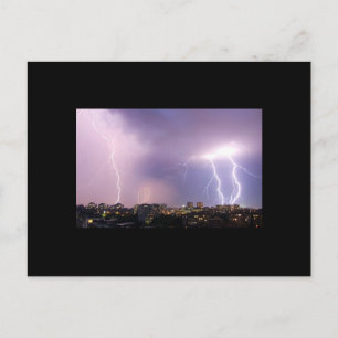 Carte Postale Tempête de foudre