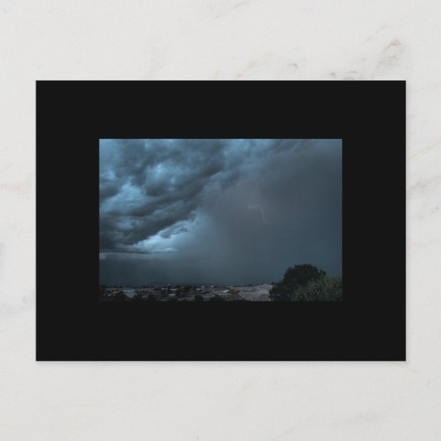 Carte Postale Tempête de foudre 2 (Devant)