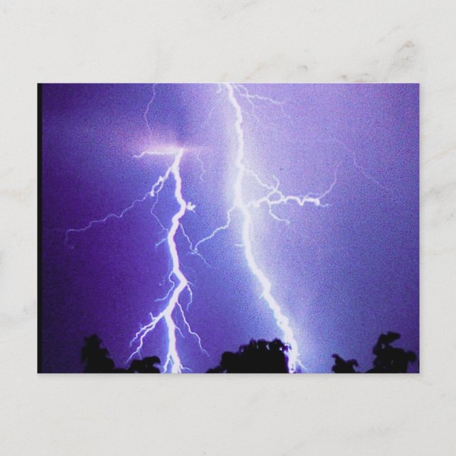 Carte Postale Tempête de la foudre (Devant)