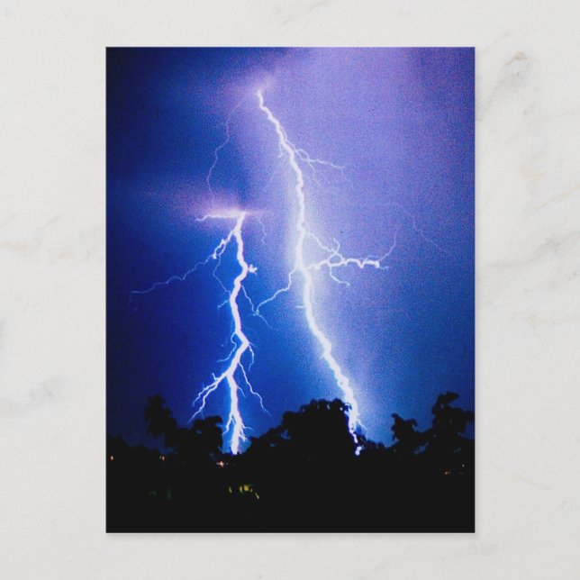 Carte Postale Tempête de la foudre en Ukraine (Devant)