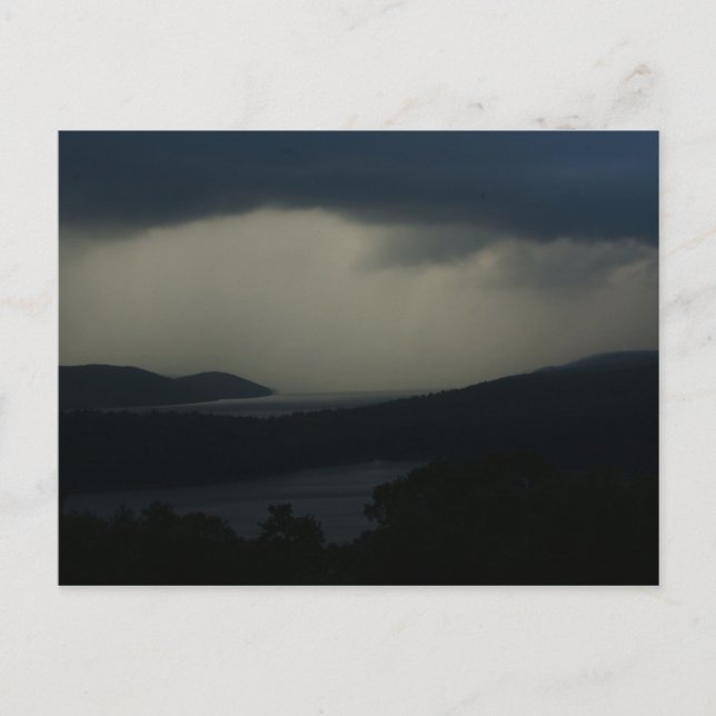 Carte Postale Tempête sur le réservoir Quabbin (Devant)