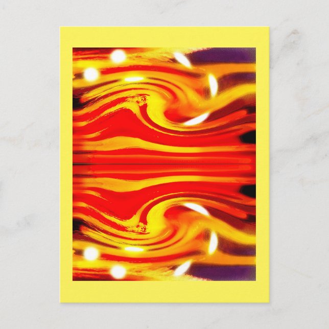 Carte Postale Tempête sur une étoile lointaine art (Devant)