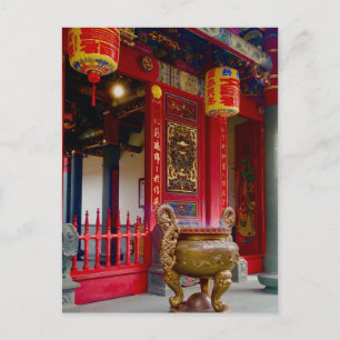 Carte Postale Temple à Yilan, Taïwan