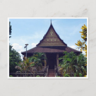 Carte Postale temple bouddha laos