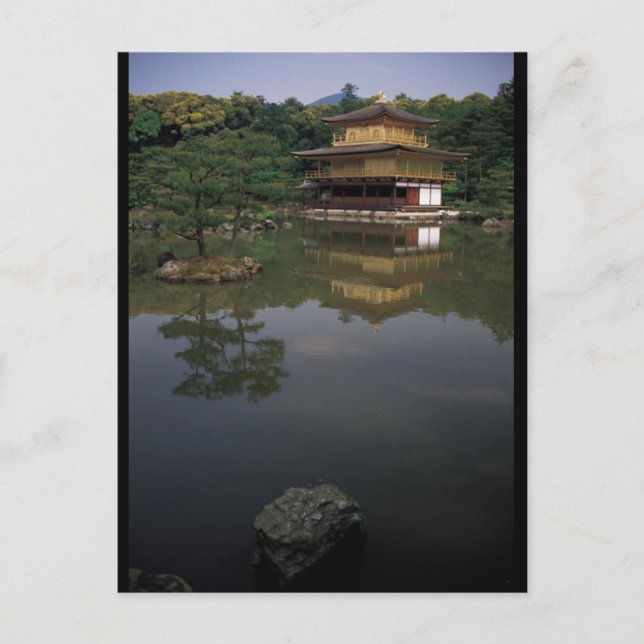 Carte Postale Temple bouddhiste Kinkaku-ji (Devant)