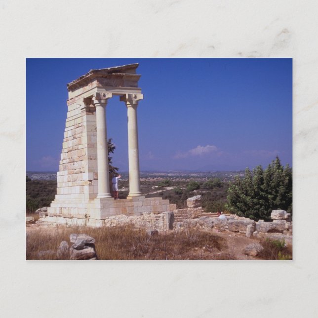 Carte Postale Temple d'Apollon, Chypre (Devant)