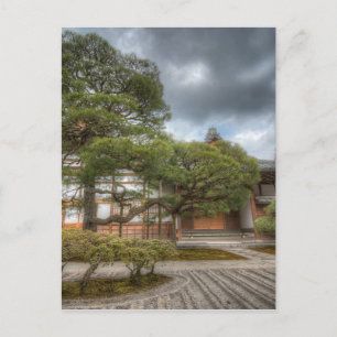 Carte Postale Temple d'argent Ginkaku-ji, Kyoto Japon