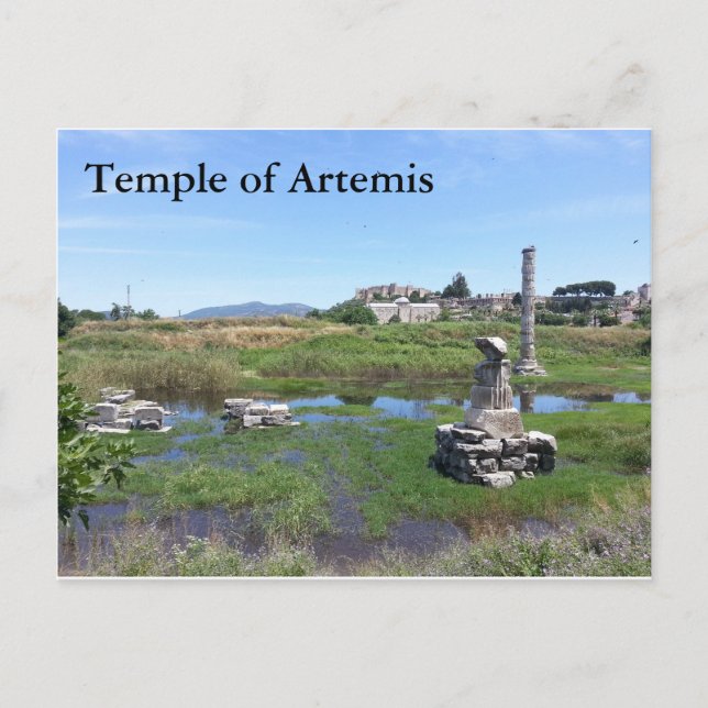 Carte postale Temple d'Artemis (Devant)