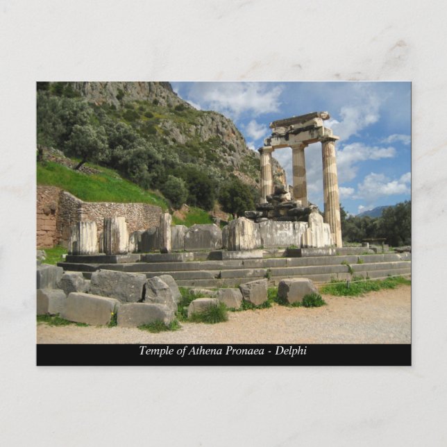 Carte Postale Temple d'Athena Pronaea (Devant)