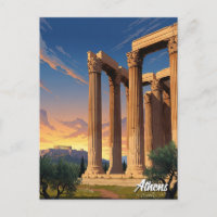 Temple d'Athènes Zeus Olympien Grèce Voyage