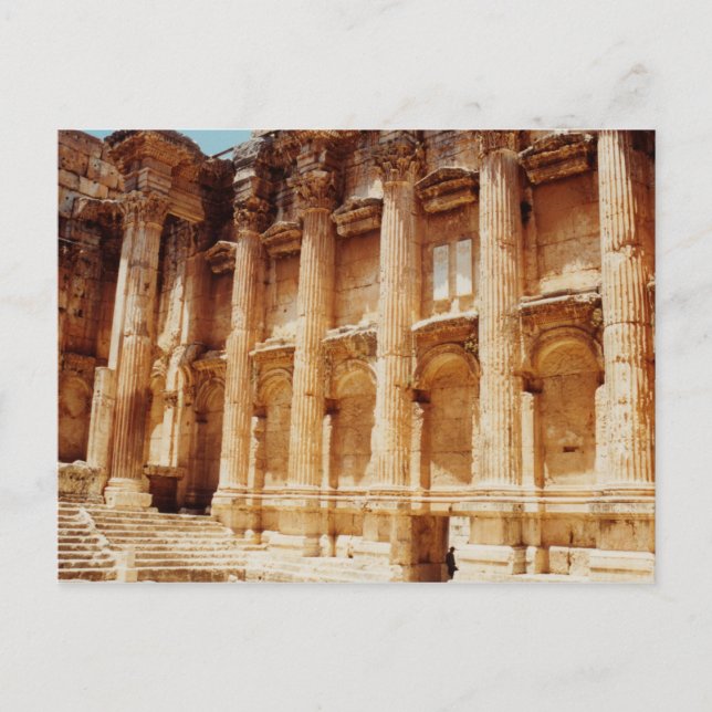 Carte Postale Temple de Bacchus (Devant)