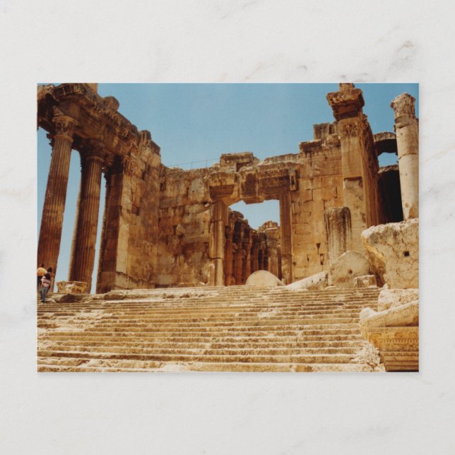 Carte Postale Temple de Bacchus (Devant)