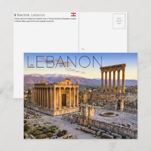 Carte Postale Temple de Bacchus, Baalbek, Liban Voyage
