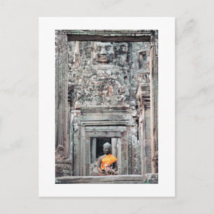 Carte Postale Temple de Bayon, Angkor Thom, Cambodge