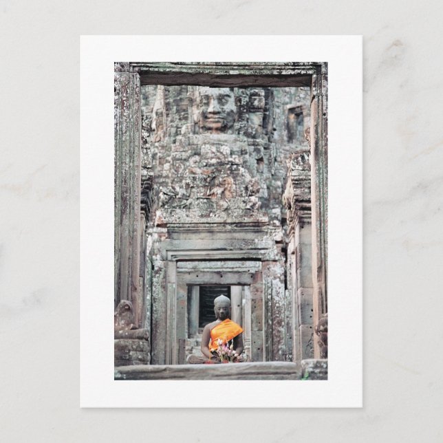 Carte Postale Temple de Bayon, Angkor Thom, Cambodge (Devant)