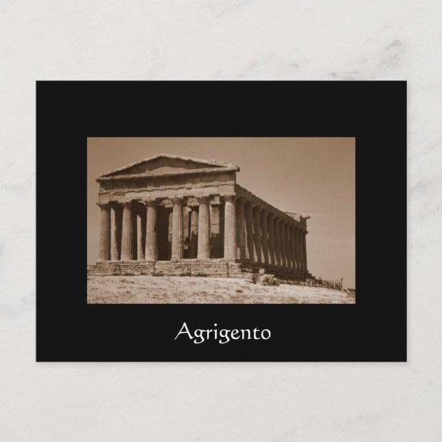 Carte Postale Temple de Concordia (Devant)