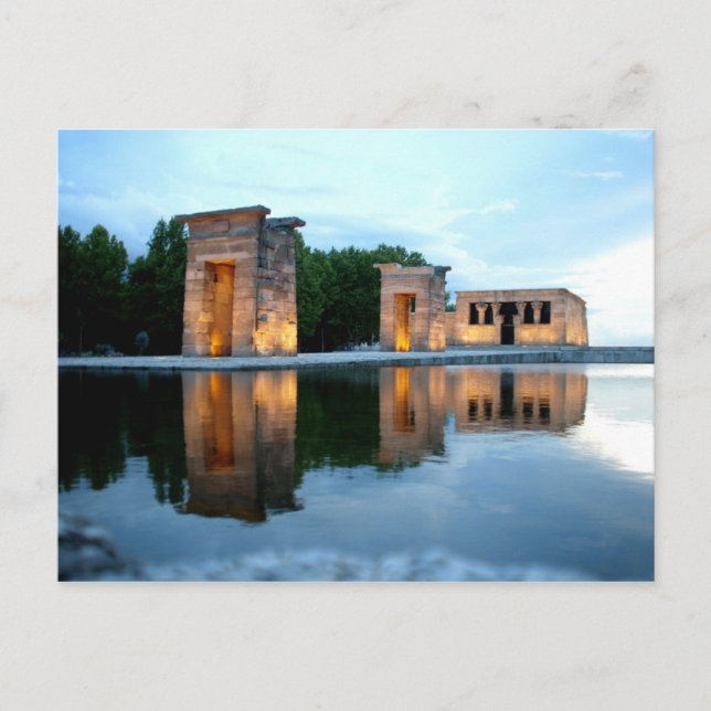 Carte Postale Temple de Debod - Madrid (Devant)