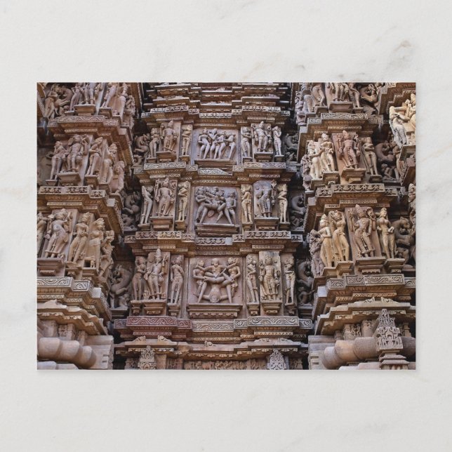 Carte Postale Temple de Khajuraho, Inde (Devant)