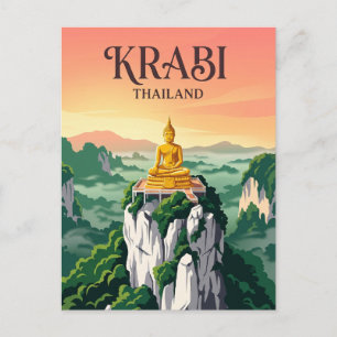 Carte Postale Temple de la grotte du Tigre Thaïlande