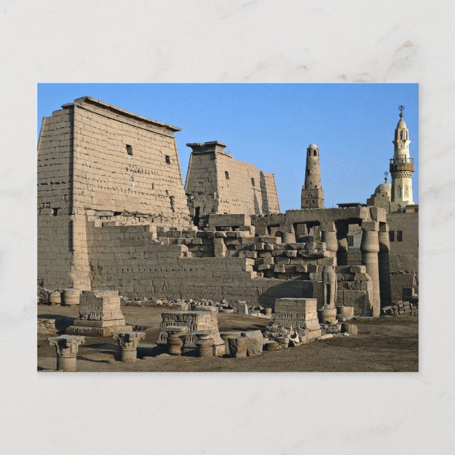 Carte Postale Temple de Louxor, Louxor, Désert d'Egypte (Devant)