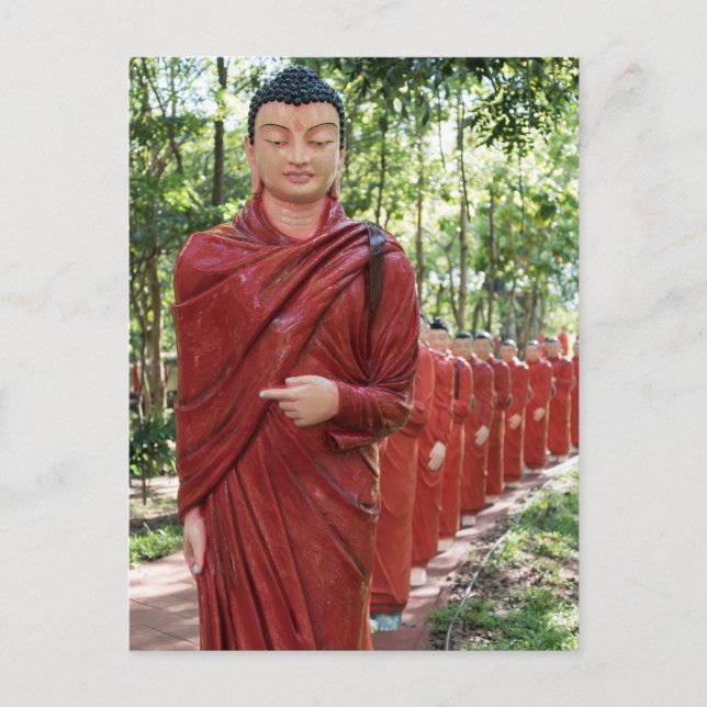 Carte Postale Temple de Nellikulama de 500 Arahants, Sri Lanka (Devant)