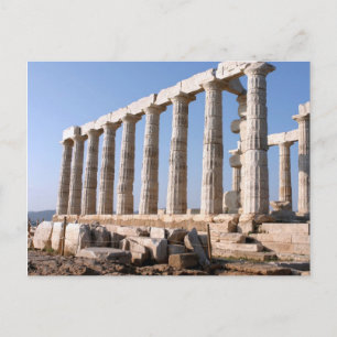 Carte Postale Temple de Poséidon, Sounion, Grèce