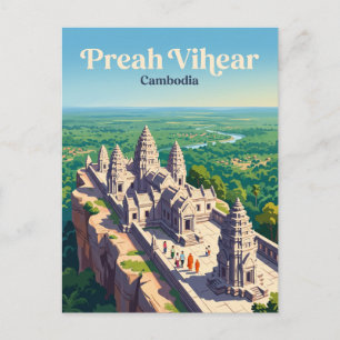 Carte Postale Temple de Preah Vihear Cambodge