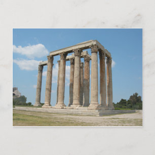 Carte Postale Temple de Zeus Olympien (Athènes)