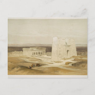 Carte Postale Temple d'Edfu, Apollinopolis antique, Egypte
