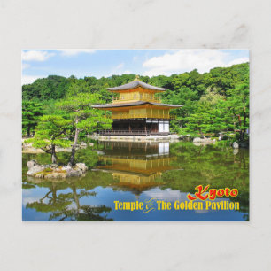 Carte Postale Temple du Pavillon d'or, Kyoto, Japon
