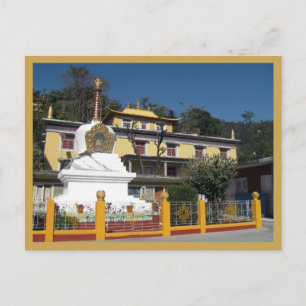 Carte Postale Temple du Stupa bouddhiste tibétain du monastère d