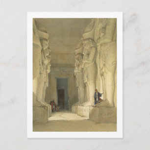 Carte Postale Temple fouillé de Gysha, Nubie, de "Egypt and