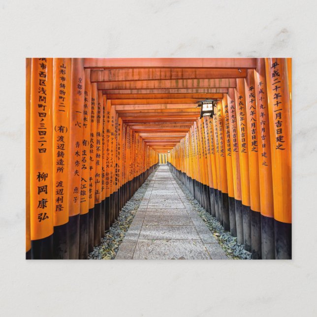 Carte Postale Temple Fushimi Inari, Kyoto (Devant)