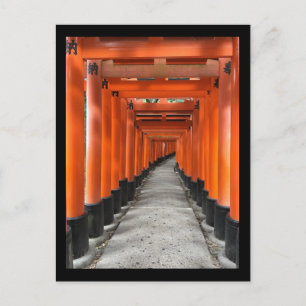 Carte Postale Temple Fushimi Inari Taisha- Kyoto, Japon