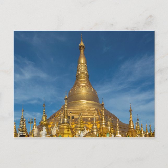 Carte Postale Temple Golden Stupa (Devant)