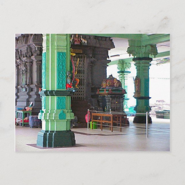 Carte Postale Temple Hindu Chettiar, Temple Central (Devant)