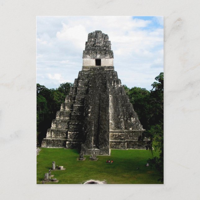 Carte Postale Temple I, Tikal, Guatemala (Devant)