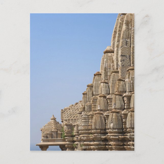 Carte Postale Temple jaïn dans le fort de Chittorgarh, Inde (Devant)