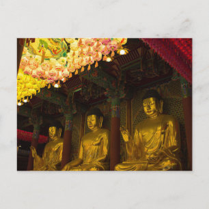 Carte postale Temple Jogyesa à Séoul, Corée du Sud