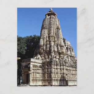 Carte Postale Temple Khandariya, Khajuraho, Madhya Pradesh, Indi
