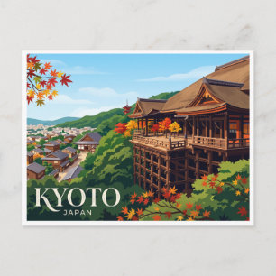 Carte Postale Temple Kiyomizu-dera Kyoto Japon