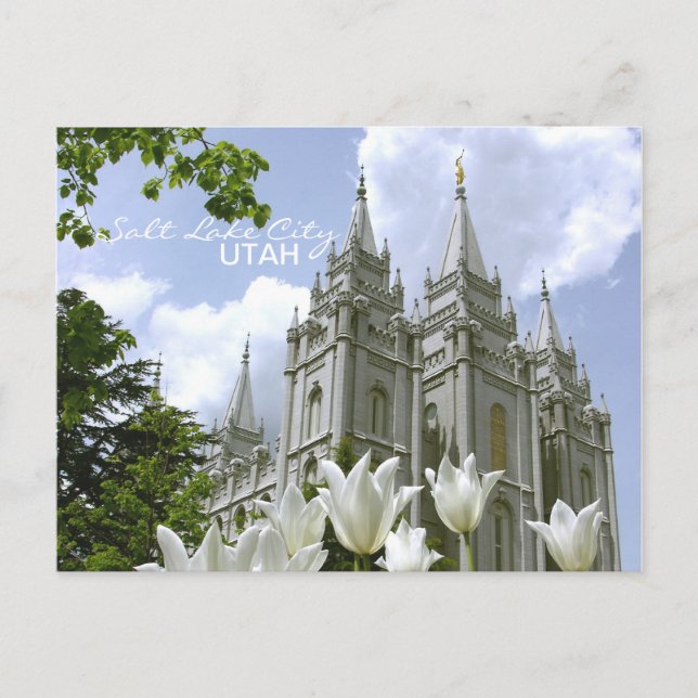 Carte postale Temple LDS SLC (Devant)