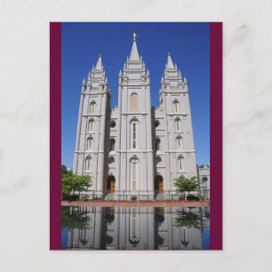 Carte Postale Temple Mormon (LDS) à Salt Lake City, Utah