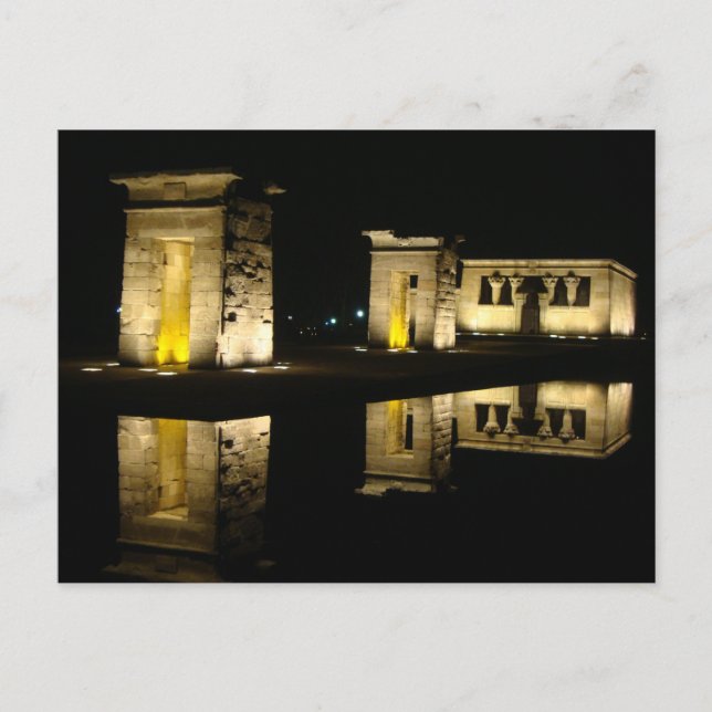 Carte Postale Temple of Debod, Madrid, Spain (Devant)