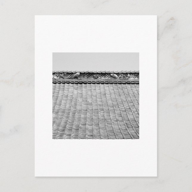 Carte Postale Temple Roof: Kyoto (Devant)