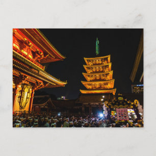 Carte postale Temple Senso-ji, Asakusa, Taito-ku,